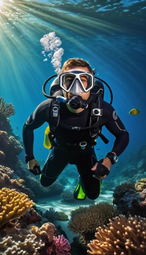 scuba diving,underwater diving,underwater background,divemaster,scuba,great barrier reef,coral reefs,aquanaut,sea life underwater,ocean underwater,underwater landscape,diving equipment,snorkeling,freediving,underwater world,diving mask,coral reef,marine life,under water,coral reef fish,Illustration,Realistic Fantasy,Realistic Fantasy 11