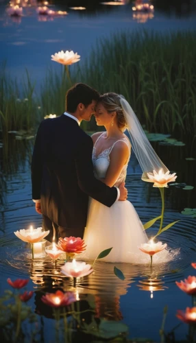 romantic scene,wedding photography,wedding flowers,wedding photo,wedding photographer,lily pond,romantic look,white water lilies,romantic portrait,dowries,candlelights,wedding decoration,calla lilies,romantic,romantic night,lilly pond,wedding couple,lotus on pond,floating over lake,wedding frame,Photography,Documentary Photography,Documentary Photography 31