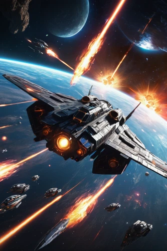 x-wing,delta-wing,dreadnought,battlecruiser,fast space cruiser,carrack,cg artwork,full hd wallpaper,victory ship,millenium falcon,space ships,supercarrier,ship releases,uss voyager,vulcania,star ship,federation,orbiting,space voyage,fighter destruction,Illustration,Realistic Fantasy,Realistic Fantasy 12