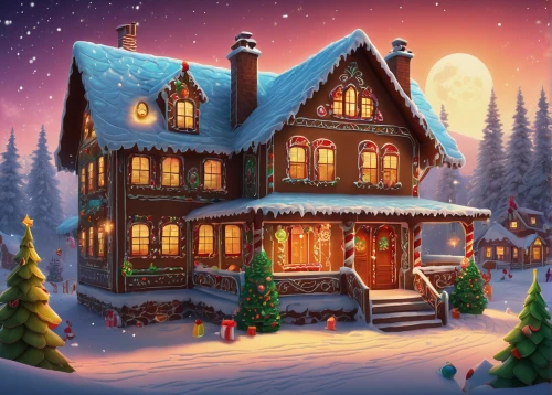winter house,christmas snowy background,christmas landscape,winter village,christmasbackground,christmas house,christmas wallpaper,houses clipart,christmas scene,winter background,christmas background,christmas town,christmas banner,gingerbread house,log cabin,the gingerbread house,nordic christmas,christmas trailer,gingerbread houses,the holiday of lights,Illustration,Realistic Fantasy,Realistic Fantasy 35