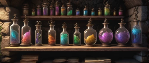 potions,candlemaker,apothecary,potion,bottles,wine bottles,perfume bottles,glass bottles,wine bottle range,glass items,bottles of essential oils,vials,alchemy,tealights,trinkets,advent candles,collected game assets,wand,scrolls,candles,Conceptual Art,Fantasy,Fantasy 24