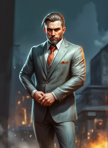 mafia,angry man,game illustration,spy,gentleman icons,spy visual,vladimir,businessman,competition event,ceo,kingpin,black businessman,banker,business man,portrait background,steam icon,game art,action-adventure game,mobster,android game,Conceptual Art,Fantasy,Fantasy 26