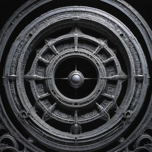 ship's wheel,iron door,cinema 4d,vault,cog,cog wheels,wheel hub,stargate,wheel,hubcap,iron wheels,combination lock,old wheel,cogwheel,cogs,steel door,alloy wheel,astronomical clock,circular ornament,church door,Conceptual Art,Sci-Fi,Sci-Fi 02