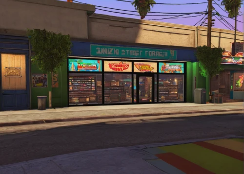 store fronts,soda shop,retro diner,convenience store,storefront,store front,hot dog stand,liquor store,car hop,ice cream shop,butcher shop,pastry shop,pet shop,liquor bar,ice cream parlor,gas-station,the coffee shop,candy store,shops,hippy market,Art,Classical Oil Painting,Classical Oil Painting 13