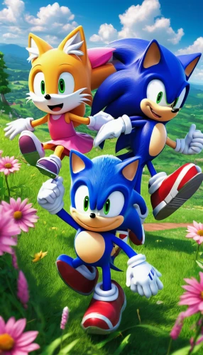sonic the hedgehog,sega,april fools day background,hedgehogs,spring background,flower background,flowers png,springtime background,full hd wallpaper,cartoon flowers,background image,zoom background,bandana background,digital background,dayflower family,birthday banner background,aaa,hd wallpaper,hedgehog heads,tails,Illustration,Japanese style,Japanese Style 14