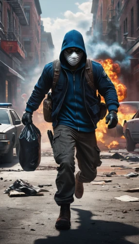 pubg mascot,action-adventure game,action film,robber,bandit theft,assassin,balaclava,hooded man,digital compositing,game art,android game,free fire,shooter game,photoshop manipulation,action hero,runner,steam icon,photo manipulation,game illustration,spy visual,Illustration,Retro,Retro 11