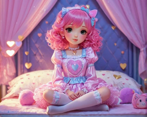 heart pink,doll dress,puffy hearts,doll paola reina,female doll,hearts color pink,dress doll,doll kitchen,artist doll,kawaii girl,heart candies,heart candy,pink bow,kawaii,girl doll,doll cat,cute cartoon character,handmade doll,kawaii pig,valentine background,Conceptual Art,Sci-Fi,Sci-Fi 14