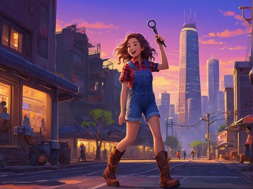 wonder woman city,akko,sci fiction illustration,girl with gun,city ​​portrait,girl with a gun,cg artwork,waitress,shanghai disney,super heroine,superhero background,game illustration,world digital painting,fantasy city,manhattan,cityscape,wonder woman,city life,wonder,wonderwoman,Conceptual Art,Daily,Daily 10