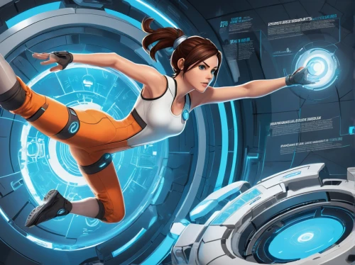 symetra,tracer,game illustration,sci fiction illustration,action-adventure game,female runner,mobile video game vector background,vector girl,aquanaut,cg artwork,android game,shooter game,sprint woman,spiral background,amphiprion,croft,game art,velocity,orbiting,kosmea,Unique,Design,Infographics