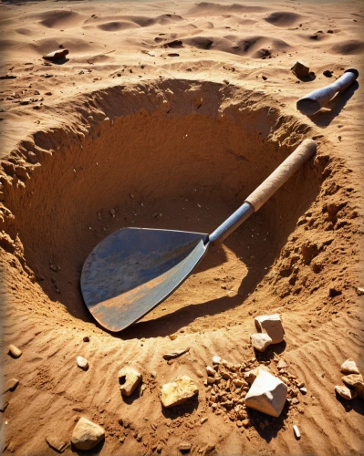 sand wedge,sand trap,sinkhole,sand bucket,dig a hole,hand shovel,shovel,impact crater,admer dune,mars probe,water hole,sandbox,excavation,digging fork,holes,dutch oven,archaeological dig,funnel-shaped,excavation site,libyan desert,Conceptual Art,Daily,Daily 27