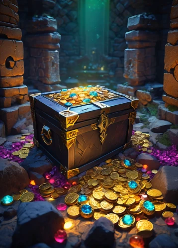 treasure chest,pirate treasure,collected game assets,treasure,wishing well,3d render,pot of gold background,golden pot,treasure hunt,trinkets,gold shop,music chest,treasures,treasure house,savings box,a bag of gold,crown render,magical pot,candy cauldron,eight treasures,Art,Artistic Painting,Artistic Painting 42