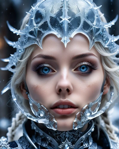 ice queen,the snow queen,ice princess,ice crystal,white rose snow queen,suit of the snow maiden,blue snowflake,winterblueher,elsa,frozen,crystalline,frozen ice,eternal snow,ice planet,icemaker,snowflake,icicle,white walker,frozen water,ice rain,Photography,Artistic Photography,Artistic Photography 03