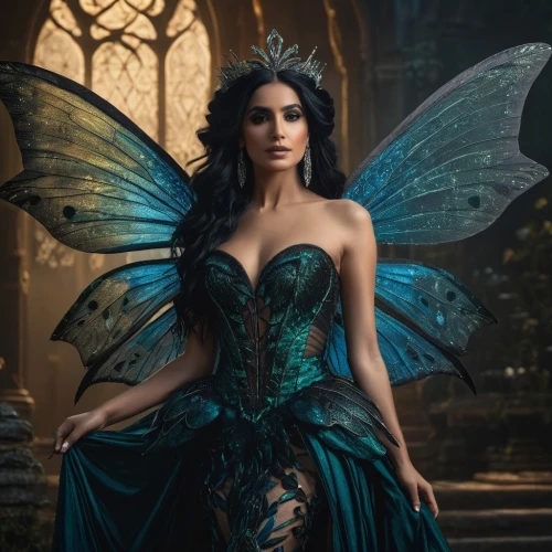 fairy queen,vanessa (butterfly),fairy peacock,rosa 'the fairy,evil fairy,faery,faerie,rosa ' the fairy,fairy,fairy tale character,mazarine blue butterfly,queen of the night,fantasy woman,fantasy picture,blue butterfly,blue enchantress,julia butterfly,aurora butterfly,fantasy art,gatekeeper (butterfly),Photography,General,Fantasy