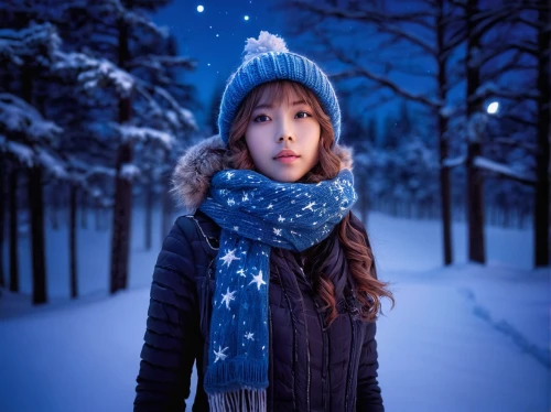 winter background,winterblueher,night snow,winter dream,the snow queen,snowflake background,snow scene,midnight snow,ice princess,christmas snowy background,in the snow,winter,snowfall,korean village snow,snowy,warmly,suit of the snow maiden,in winter,in the winter,winter hat,Illustration,Realistic Fantasy,Realistic Fantasy 45