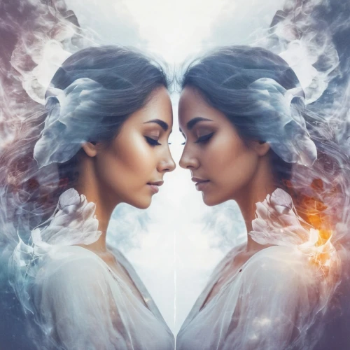 photo manipulation,duality,gemini,photomanipulation,mirror of souls,mirror image,image manipulation,mystical portrait of a girl,dualism,photoshop manipulation,parallel worlds,fantasy portrait,zodiac sign gemini,divine healing energy,sirens,fantasy picture,fantasy art,fantasy woman,heaven and hell,angel and devil,Photography,Artistic Photography,Artistic Photography 07