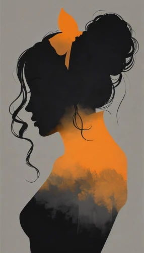 woman silhouette,women silhouettes,yellow orange,silhouette art,orange blossom,orange rose,orange yellow,silhouette,marigold,pieces of orange,orange petals,art silhouette,orange marigold,mystical portrait of a girl,orange half,orange color,mermaid silhouette,female silhouette,abstract silhouette,digital illustration,Illustration,Black and White,Black and White 31