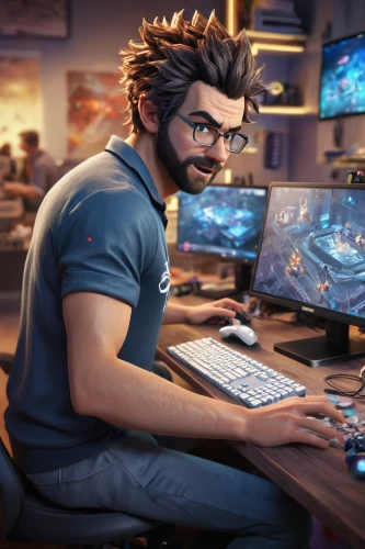 man with a computer,computer freak,girl at the computer,computer game,computer business,computer addiction,computer workstation,game illustration,night administrator,computer desk,computer,hardware programmer,engineer,computer problem,computer program,the community manager,programmer,computer graphics,blur office background,computer monitor,Unique,3D,Panoramic