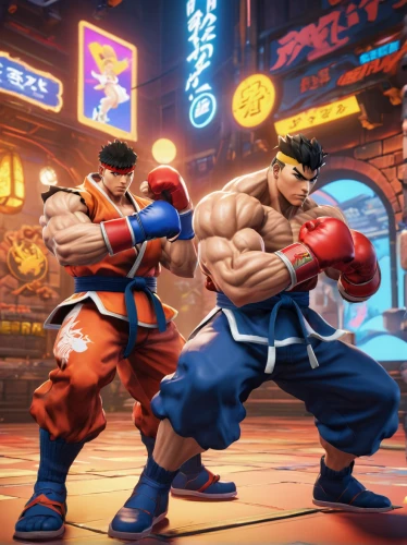 fighting poses,sanshou,striking combat sports,knockout punch,nikuman,combat sport,fighting stance,friendly punch,fight,mixed martial arts,punch,sparring,game illustration,battōjutsu,fighting,siam fighter,grappling,fighter destruction,game characters,neo geo,Unique,3D,3D Character