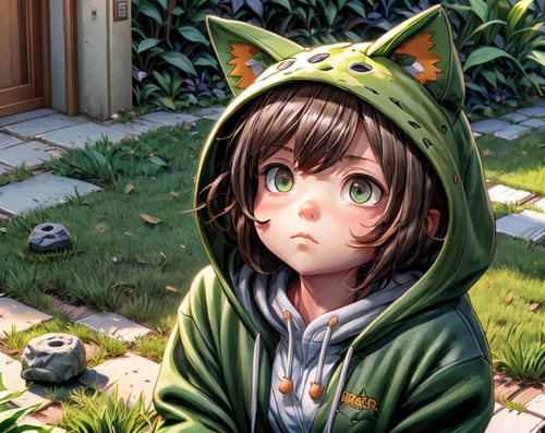 nepeta,domestic short-haired cat,cat kawaii,cat child,chara,stray cat,hoodie,cute cat,nyan,mow,little cat,piko,cat frame,child fox,cat ears,young cat,tabby cat,cat,kitty,cat sparrow