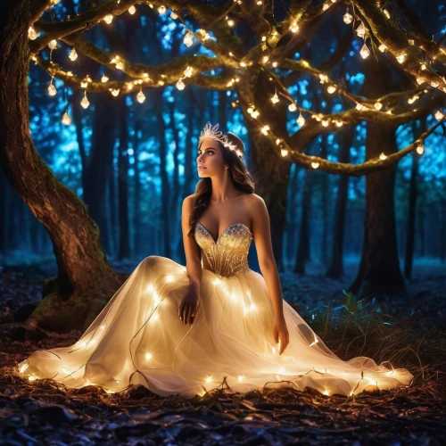 fairy lights,ballerina in the woods,fairy queen,faerie,faery,enchanted,enchanted forest,fairy forest,enchanting,fairytale,cinderella,fairy tale,fireflies,a fairy tale,fairytales,fairy lanterns,fairy,fairy tales,lights serenade,ball gown,Photography,General,Realistic