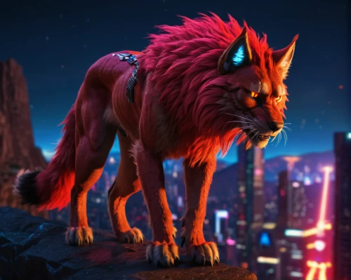 constellation wolf,howl,zodiac sign leo,scar,laika,forest king lion,the fur red,russo-european laika,gryphon,griffon bruxellois,wolf,sentinel,furta,digital compositing,werewolf,sphinx pinastri,howling wolf,kyi-leo,feral,leo,Conceptual Art,Sci-Fi,Sci-Fi 26