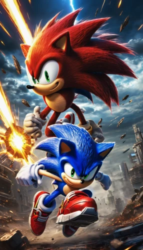 sonic the hedgehog,hedgehogs,sega,hedgehog,hedgehog child,young hedgehog,echidna,edit icon,png image,hedgehog head,april fools day background,sega genesis,running fast,feathered race,zoom background,hedgehog heads,crash,cg artwork,acceleration,game art,Illustration,American Style,American Style 03