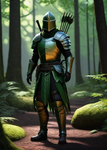 knight armor,patrol,aa,robin hood,aaa,doctor doom,paladin,boba fett,forest man,forest background,forest beetle,waldmeister,alm,knight,the wanderer,spartan,fantasy warrior,swordsman,lone warrior,massively multiplayer online role-playing game,Illustration,Abstract Fantasy,Abstract Fantasy 20