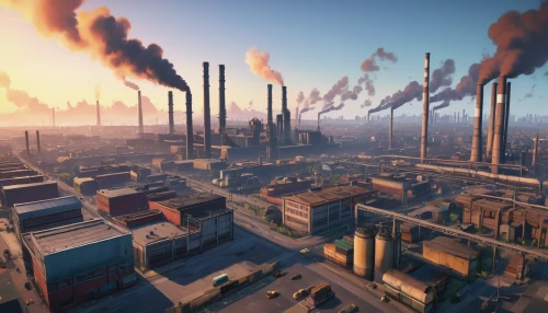 industrial landscape,refinery,factories,industrial area,industrial plant,industries,heavy water factory,chemical plant,petrochemical,industry,petrochemicals,industrial,industry 4,industrial tubes,steel mill,industrial ruin,industrial fair,industrial smoke,powerplant,factory chimney,Illustration,Retro,Retro 09