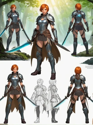 female warrior,bird robins,swordswoman,6-cyl in series,4-cyl in series,hunter's stand,knight armor,strelitzia,nora,bird robin,minerva,vanessa (butterfly),concept art,male character,lancers,merida,fighting poses,alm,flame robin,artemisia,Unique,Design,Character Design