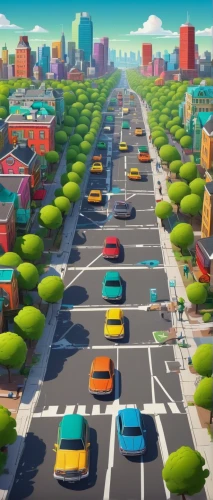 colorful city,city highway,cartoon video game background,cities,suburbs,suburb,city cities,city blocks,highway roundabout,roads,car hop,smart city,roundabout,mobile video game vector background,fantasy city,business district,neighborhood,moc chau hill,cartoon forest,boulevard,Illustration,Realistic Fantasy,Realistic Fantasy 25