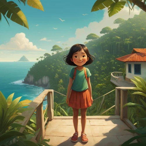 moana,lilo,agnes,mowgli,kerala,hula,maya,luau,maui,costa rica,coco,kohphangan,tiana,aloha,fiji,puerto rico,kids illustration,samoa,kalua,mulan,Illustration,Abstract Fantasy,Abstract Fantasy 17