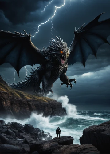 black dragon,dragon of earth,fantasy picture,heroic fantasy,fantasy art,dragon,draconic,wyrm,dragons,sci fiction illustration,painted dragon,fire breathing dragon,dragon fire,dragon slayer,daemon,predation,primeval times,nature's wrath,the storm of the invasion,nine-tailed,Photography,Documentary Photography,Documentary Photography 23