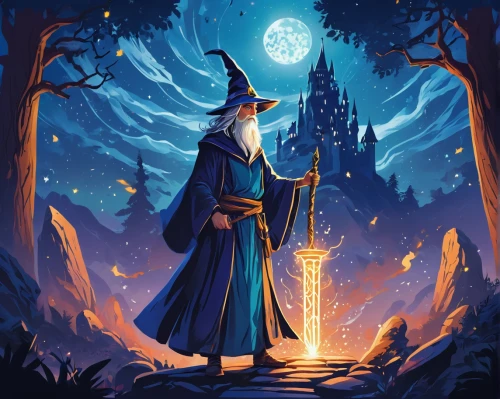 wizard,the wizard,gandalf,magus,wizards,mage,magical adventure,albus,lamplighter,excalibur,fantasy picture,magistrate,hogwarts,jrr tolkien,wizardry,fantasy art,summoner,sorceress,druid grove,candlemaker,Illustration,Vector,Vector 01