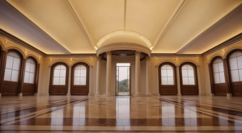 vaulted ceiling,hall of nations,hall roof,classical architecture,daylighting,doric columns,ceiling construction,empty hall,ceiling lighting,ballroom,stucco ceiling,king abdullah i mosque,ceiling ventilation,lecture hall,columns,hallway space,neoclassical,conference room,entrance hall,hallway,Photography,General,Cinematic