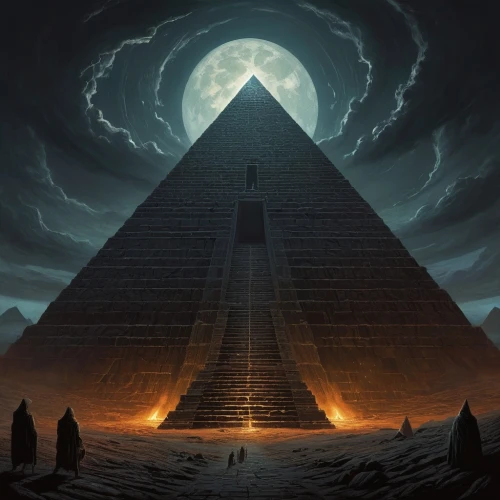 kharut pyramid,pyramid,pyramids,eastern pyramid,step pyramid,the great pyramid of giza,khufu,russian pyramid,stone pyramid,giza,monolith,ancient civilization,egyptology,ancient egypt,freemasonry,the ancient world,mortuary temple,obelisk tomb,pharaohs,occult,Illustration,Realistic Fantasy,Realistic Fantasy 44