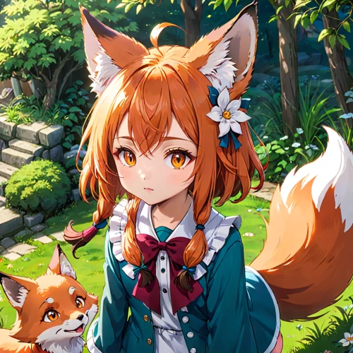 cute fox,adorable fox,garden-fox tail,child fox,fox,a fox,little fox,foxes,dhole,vulpes vulpes,kitsune,redfox,red fox,fennec,vicuña,fox stacked animals,red wolf,patagonian fox,inari,calico cat,Anime,Anime,Traditional