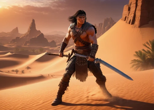 desert background,capture desert,female warrior,pharaonic,merzouga,assassin,the desert,desert,full hd wallpaper,arabian,the wanderer,lone warrior,huntress,warrior east,pure-blood arab,dahshur,warrior woman,bandana background,male character,ancient egypt,Illustration,Retro,Retro 15