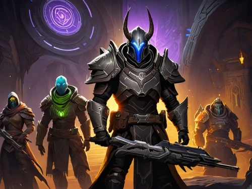 massively multiplayer online role-playing game,aesulapian staff,cabal,guards of the canyon,kadala,storm troops,alliance,patrols,argus,undead warlock,dark elf,assassins,the order of the fields,paysandisia archon,alien warrior,sterntaler,oryx,vidraru,wall,background image,Conceptual Art,Oil color,Oil Color 22