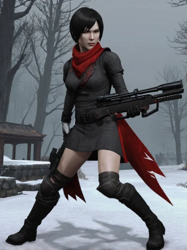 swordswoman,huntress,girl with gun,katana,girl with a gun,assassin,mountain vesper,woman holding gun,sterntaler,vampire woman,red riding hood,lara,female warrior,katniss,massively multiplayer online role-playing game,red coat,dark elf,combat medic,nikita,vampire lady,Unique,Pixel,Pixel 01