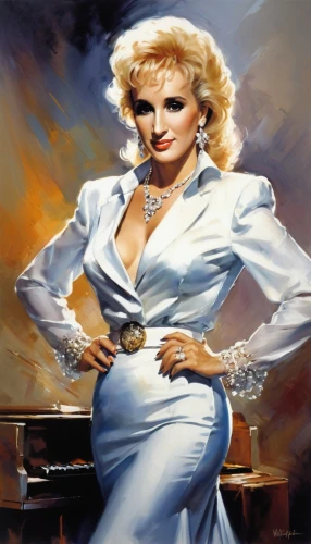 marylyn monroe - female,annemone,eva saint marie-hollywood,marylin monroe,mamie van doren,marilyn,maureen o'hara - female,femme fatale,merilyn monroe,ann margarett-hollywood,dame blanche,vintage art,cigarette girl,diet icon,blonde woman,madonna,pretty woman,gena rolands-hollywood,lady honor,dolly,Conceptual Art,Oil color,Oil Color 03