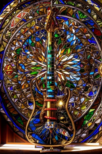 stained glass,stained glass window,stained glass windows,stained glass pattern,colorful tree of life,church instrument,mosaic glass,celtic harp,painted guitar,caduceus,colorful glass,celtic tree,bouzouki,stringed instrument,the guitar,musical instrument,mandolin,sitar,art deco ornament,bass banjo