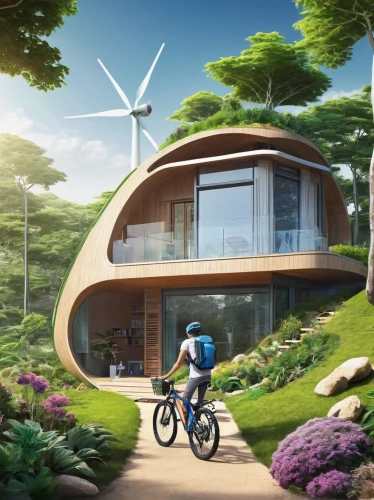 eco-construction,futuristic architecture,eco hotel,smart house,smart home,cubic house,cube house,futuristic landscape,bicycle helmet,sustainable car,modern house,renewable enegy,environmentally sustainable,renewable,renewable energy,sustainability,sustainable,eco,modern architecture,frame house,Conceptual Art,Sci-Fi,Sci-Fi 04