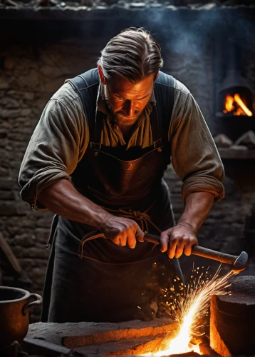 blacksmith,tinsmith,metalsmith,iron-pour,iron pour,cast iron,farrier,cast iron skillet,steelworker,smelting,artisan,silversmith,forge,copper cookware,lead-pouring,potter's wheel,shoemaking,cooking pot,brick-making,wood fired pizza,Art,Artistic Painting,Artistic Painting 26