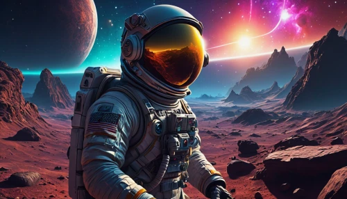 space art,astronaut,spacesuit,astronautics,space voyage,space walk,space suit,space,mission to mars,red planet,astronaut helmet,outer space,space-suit,earth rise,astronaut suit,spacewalk,space craft,space travel,spacewalks,spaceman,Illustration,Realistic Fantasy,Realistic Fantasy 22