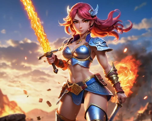 female warrior,fire angel,fire siren,fire background,fantasy warrior,firedancer,nami,fire-eater,fire master,warrior woman,massively multiplayer online role-playing game,fantasy woman,firebrat,fantasy art,elza,fire poker flower,athena,fiery,flame of fire,burning torch,Illustration,Japanese style,Japanese Style 02