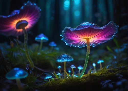 mushroom landscape,fairy forest,fairy lanterns,forest mushrooms,fairy world,blue mushroom,toadstools,forest mushroom,forest anemone,fairy galaxy,mushrooms,fairies,umbrella mushrooms,faery,fairytale forest,fungi,fairy village,enchanted forest,agaric,forest floor,Conceptual Art,Daily,Daily 01