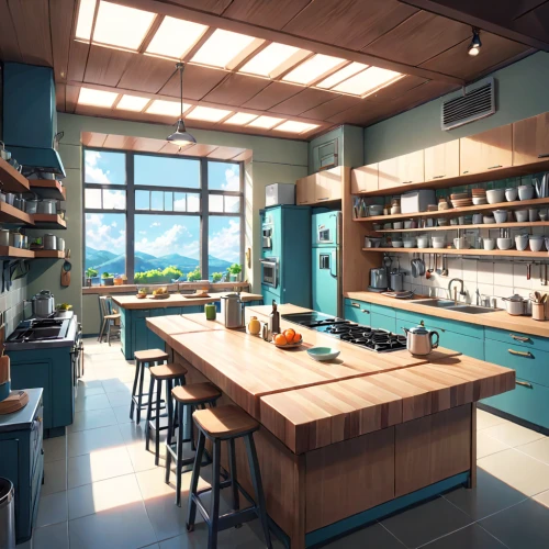 kitchen design,modern kitchen,modern kitchen interior,tile kitchen,kitchen interior,big kitchen,kitchen,chefs kitchen,the kitchen,vintage kitchen,kitchen shop,kitchen remodel,kitchen block,new kitchen,knife kitchen,loft,star kitchen,kitchenette,kitchen cabinet,wooden windows,Anime,Anime,Realistic
