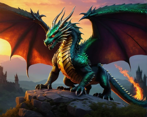 dragon of earth,black dragon,green dragon,draconic,painted dragon,dragon,dragon fire,wyrm,dragon li,dragons,dragon design,fire breathing dragon,forest dragon,charizard,heroic fantasy,gryphon,golden dragon,dragon bridge,dragon slayer,fantasy picture,Illustration,Realistic Fantasy,Realistic Fantasy 30