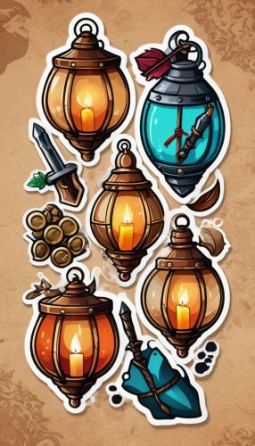 witch's hat icon,rodentia icons,trinkets,drink icons,spa items,icon set,collected game assets,crown icons,set of icons,halloween icons,biosamples icon,lab mouse icon,lanterns,pirate treasure,fairy tale icons,party icons,islamic lamps,store icon,items,glass items,Unique,Design,Sticker