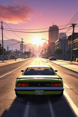 dodge challenger,plymouth duster,street racing,muscle car,plymouth,dodge charger,american muscle cars,dodge intrepid,dodge,dodge charger daytona,ford torino,nissan 180sx,racing road,ford probe,game car,roadrunner,car hop,charger,challenger,green tangerine,Conceptual Art,Oil color,Oil Color 14